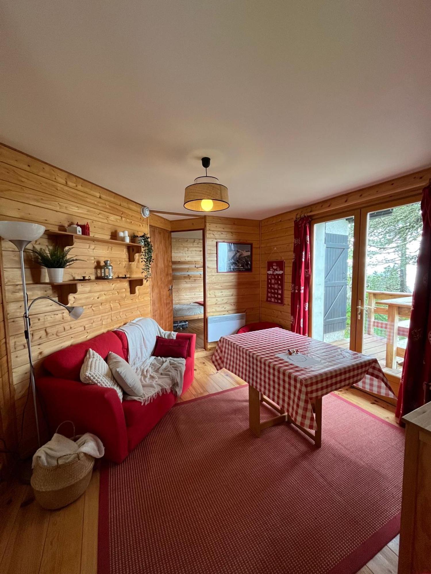 Chalet Des Myrtilles - Chalet Cosy Avec Vue Arette Eksteriør bilde